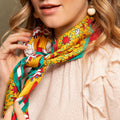 JAMES WOLFE® EASTERN AFFAIRS | Hand rolled 100% Silk Scarf