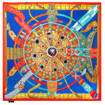 JAMES WOLFE® KNOTTED PALINDROME | Hand rolled 100% Silk Scarf
