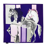 JAMES WOLFE® STALLIONS | Hand rolled 100% Silk Scarf